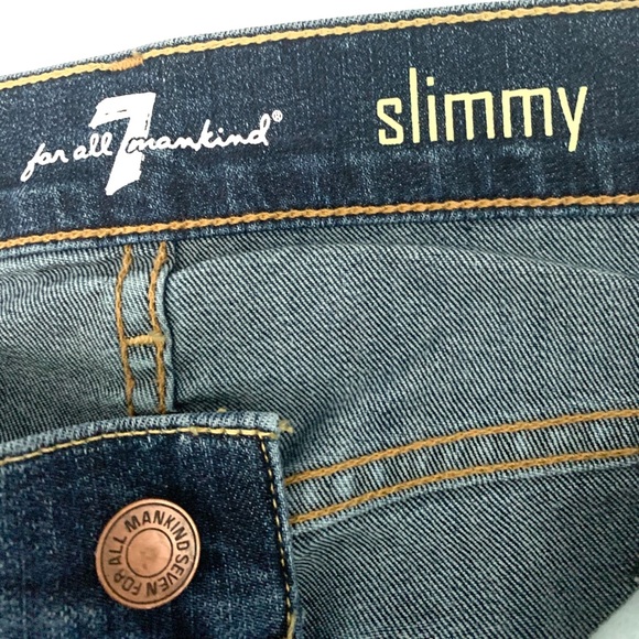 Men’s 7 For All Mankind 28x30 Slimmy Jeans - Picture 5 of 5